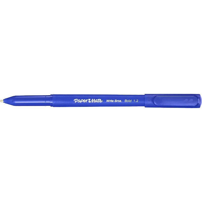 Paper Mate Write Bros. Ballpoint Pen Bold Point Blue Ink Dozen (2124513), 5 of 6