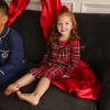 Girls Red Tartan Plaid Flannelette Nightgown - Posh Peanut - 3 of 4