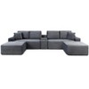 GDFStudio Luvina 150'' 4-Seater Corduroy Upholstered Sectional Sofa with Cup Holders and USB Ports - 4 of 4