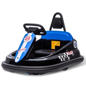 6V Kids Electric Bumper Car for Toddlers, Spin 360¡ã with Forward/Reverse, Music & Horn, Adjustable Seat Belt - 1 of 4