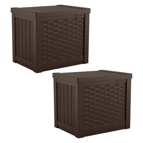 Outdoor storage cube discount seat