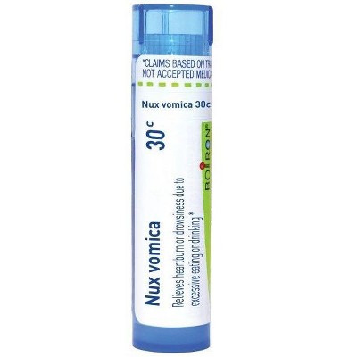 Nux Vomica 30C by Boiron Homeopathic Single Medicine For Digestive  -  80 Pellet