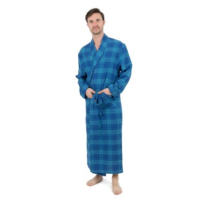 Leveret Womens Flannel Robe Plaid