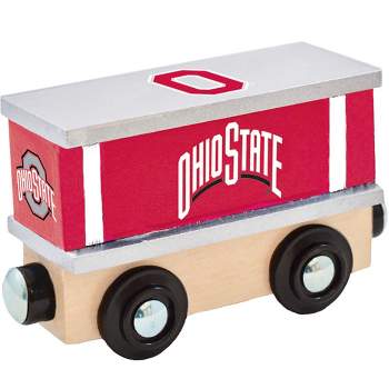 MasterPieces Wood Train Box Car - NCAA Ohio State Buckeyes