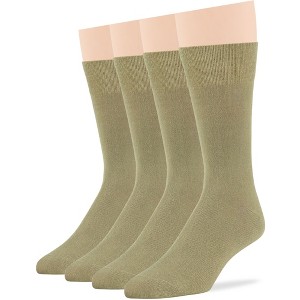 Men's Viscose Bamboo Dress Sock - 4 Pack - 7BIGSTARS KINGDOM - 1 of 4