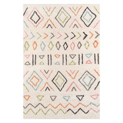 9'x12' Geometric Tufted Area Rug Ivory - Novogratz By Momeni