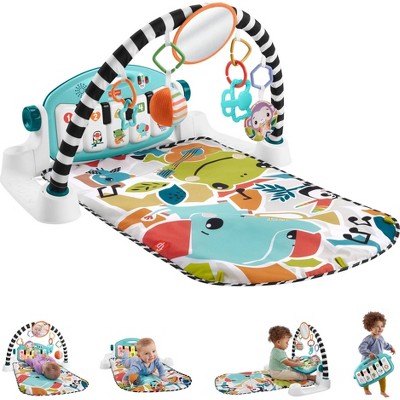 Fisher-Price Glow & Grow Kick and Play Gym - Blue