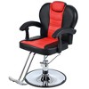 Classic Reclining Barber Chair Salon Chair with Heavy Duty Hydraulic Pump 360°Rotation Chair Shampoo Beauty Salon Equipment Max Load Weight 330 Lbs - 4 of 4