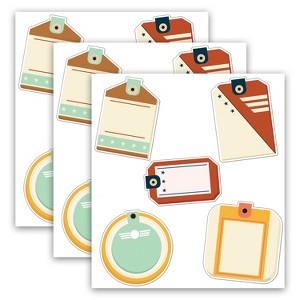 Carson Dellosa Education Let's Explore Travel Tags Cut-Outs, 36 Per Pack, 3 Packs - 1 of 4