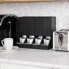 Mind Reader 4-Compartment Single-Serve Coffee Pod Dispenser 120 Pod Capacity Black: Coffee Accessories & Pod Holder - 2 of 4