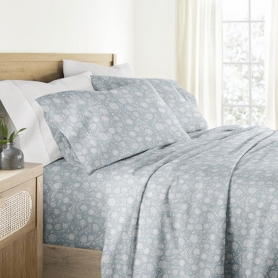 Bohemian Garden 100% Cotton Sateen Sheet Set – Oeko-Tex Certified, Superior Softness & Style - Becky Cameron