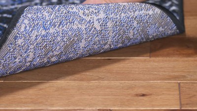 Hand-Knotted Black and Silver Rectangular Synthetic Rug, 9' x 12'