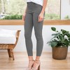 Amaryllis Women's High-Waisted Skinny Pants Stretch Fit Pull On Design - 3 of 4