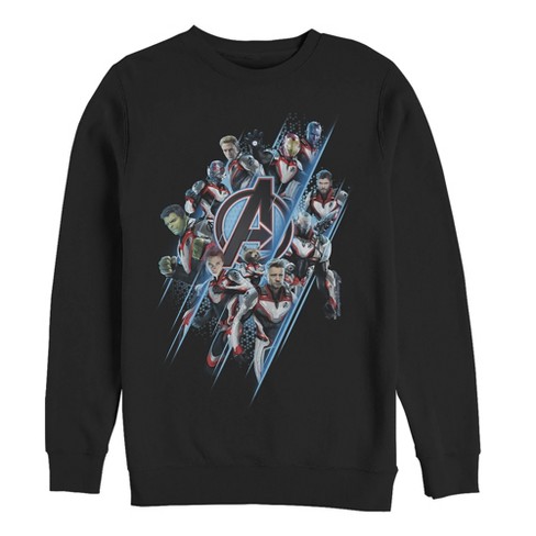 Men s Marvel Avengers Endgame Quantum Ready Streak Sweatshirt Target