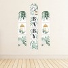 Big Dot of Happiness Boho Botanical Baby - Hanging Vertical Paper Door Banners - Greenery Baby Shower Wall Decoration Kit - Indoor Door Decor - 3 of 4