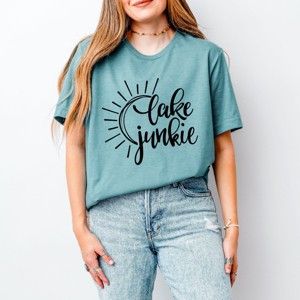 Simply Sage Market Lake Junkie Short Sleeve Tee - XL - Ocean - 1 of 4