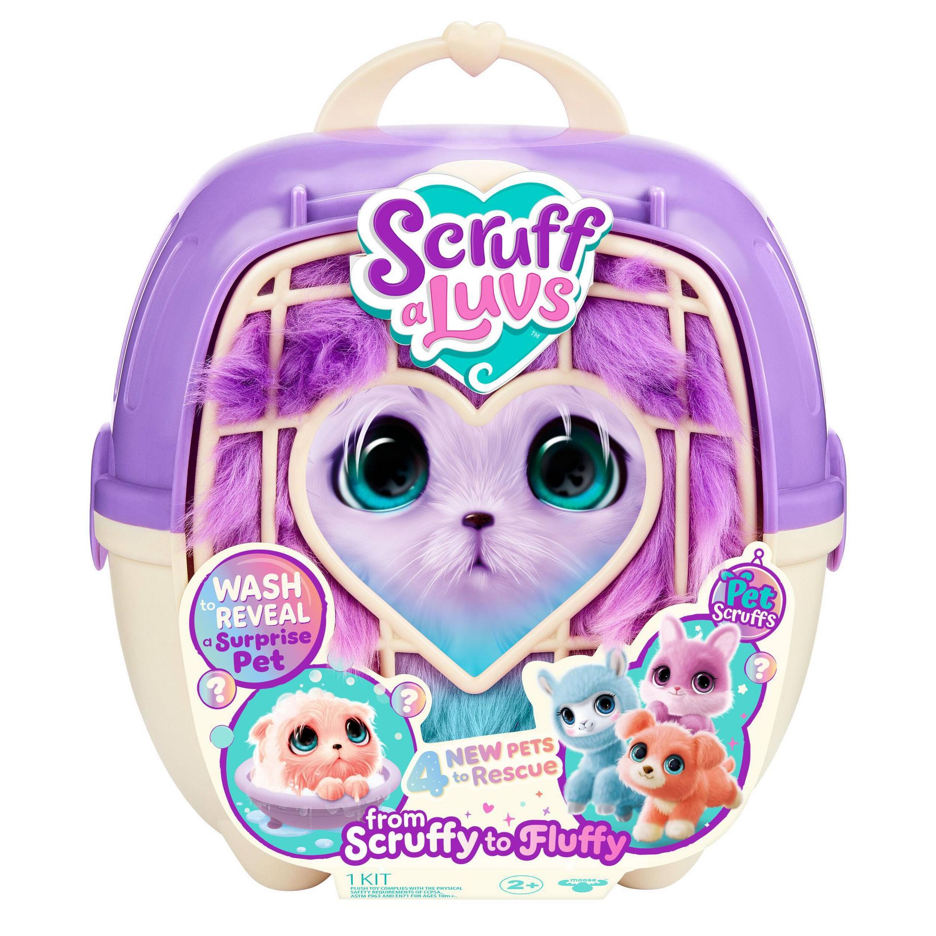 SCRUFF-A-LUVS Wash to Reveal Surprise Rainbow Pet