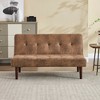 Ridstar Foldable Sofa Bed with Charging Port For Living Room & Bedroom-Brown - 4 of 4