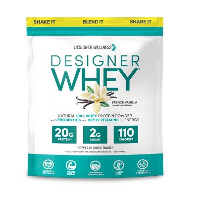 Designer Whey Protein Powder - French Vanilla - 32oz