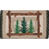 Earth Rugs Printed Placemat 13"x19", Tall Timbers Forest Scene, Rustic Oblong Jute Dining Mat for Cabin or Lodge Decor - 3 of 3