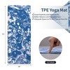 SEVOBAL Premium Non-Slip Yoga Mat Extra Thick Exercise Mat Dual Texture Design for Superior Grip Comfort, Blue, 72.1"*24"*0.2" - 3 of 4