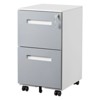 NicBex 3-Drawer Mobile File Cabinet with Lock 5 Wheel Design Under Desk Storage Filing Cabinet for Home, Office - 4 of 4