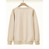 Women's Plus Size Weird Teachers Build Character Sweatshirt Women Teacher Fleece Pullover Long Sleeve Loose Fit Graphic Fall Shirt - 2 of 3