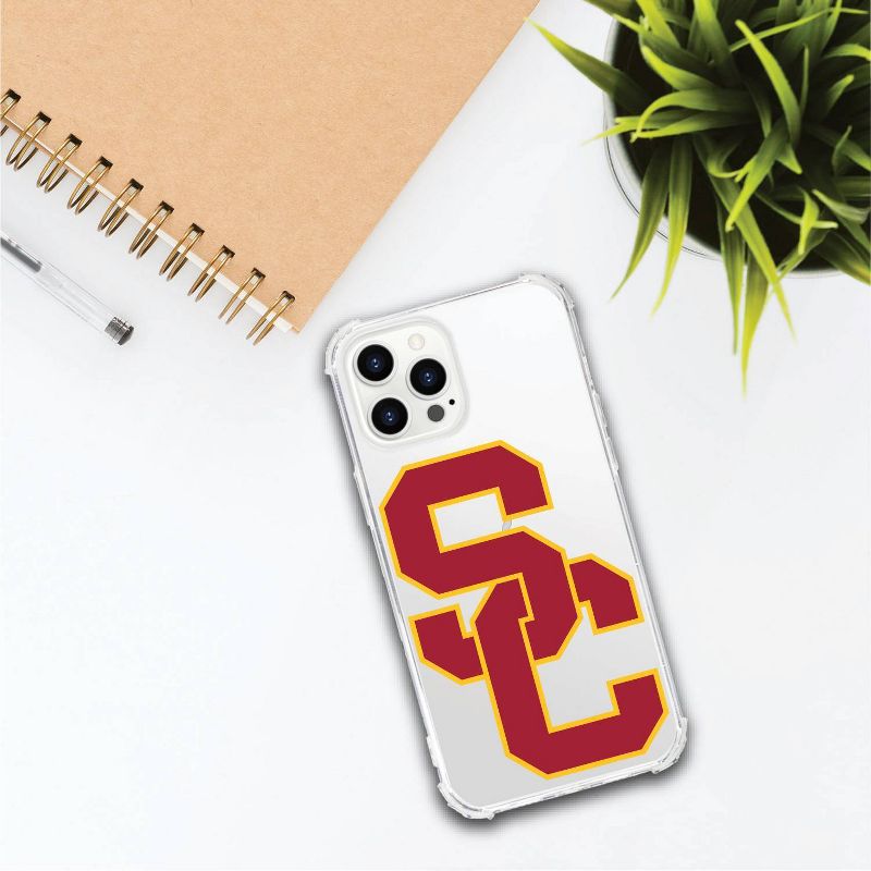 NCAA USC Trojans Clear Tough Edge Phone Case - iPhone 13 Pro, 3 of 5
