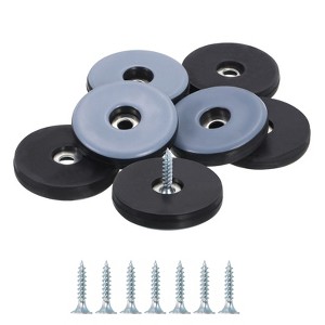 Unique Bargains Nail-on Round Chair Leg Protector for Carpet Hardwood Floors - 1 of 4