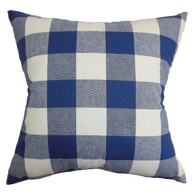 Black Buffalo Check Throw Pillow (18"x18") - The Pillow Collection