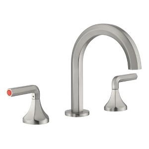 CLIHOME Hexagon 8 in. Widespread Double-Handle 3-Hole Brass Bathroom Sink Faucet With Hose - 1 of 4