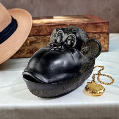 Design Toscano Monkey Trove Sculptural Trinket Box
