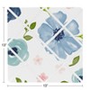 Sweet Jojo Designs Girl Fabric Photo Memo Board Watercolor Floral Blue Pink and White - 3 of 3
