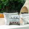 Stupell Industries Life Better At Lake Phrase, 18 x 18 - 2 of 3
