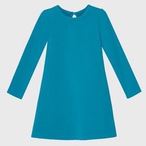City Threads USA-Made Cotton Fleece Soft A-Line Dress - 1 of 4