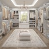 Aheaplus 80"-120" Closet System with Door and Wooden Drawers - 3 of 4
