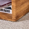 KIGFTSOD Hexagonal MDF Coffee Table, Wood Grain Pattern Stickers, Storage Shelves for Living Room, Bedroom, Office - 3 of 4