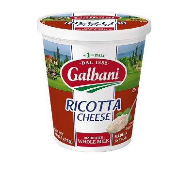Galbani Whole Milk Ricotta Cheese - 15oz