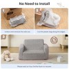 GOTGELIF 2-in-1 Kids Folding Sofa Chair Soft Toddler Couch & Lounger Gifts for Kids - 2 of 4