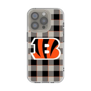 NFL AFC Teams Plaid Clear Cell Phone Case for Apple iPhone - 1 of 4