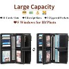 Ladies' Large Capacity Credit Card Wallet with RFID Theft Protection Double-Zip Pocket Genuine Leather Bifold Wallet Wristlet Clutch Bag - 2 of 4