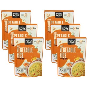 Kitchen & Love Golden Vegetable Rice Medley - Case of 6/8 oz - 1 of 4