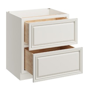 CASAINC 30 in. W x 34.5 in. H x 24 in. D 2 Drawer Soft Close Base Kitchen Cabinet with Full Overlay Front - Plywood Ready to Assemble - 1 of 4