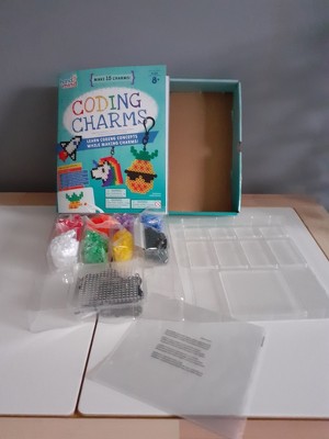 hand2mind Coding Charms, Key Chain Making Kit, Coding Toys, Fuse Beads Kit,  STEM Kits 