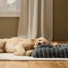 TOWN & COUNTRY LUXE CuddleTown Ribbed Bubble Stripe Pillow Crate Mat Pet Bed - 3 of 4