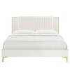 Modway Zahra Channel Tufted Performance Velvet Twin Platform Bed - 3 of 4