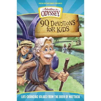 90 Devotions for Kids in Matthew - (Adventures in Odyssey Books) by  Aio Team (Paperback)