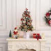 3 Ft Pre-Lit Christmas Tree, Christmas Tree with 78 Led Lights,Battery-Powered,Artificial Tree with Illuminated Base,Indoor/Outdoor Decor - 3 of 4