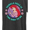 Women's - Disney Princess - Ariel Tangle Free Is The Way To Be Short Sleeve Graphic T-Shirt - 2 of 4