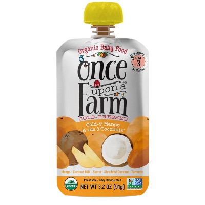  Once Upon a Farm Gold-y Mango and the Three Coconuts - 3.2oz 